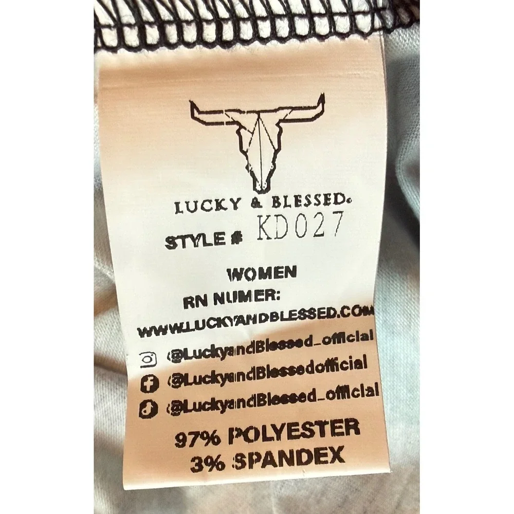 Lucky & Blessed Women Paisley Southwestern Roll Tab Cardigan Black Teal  NWT